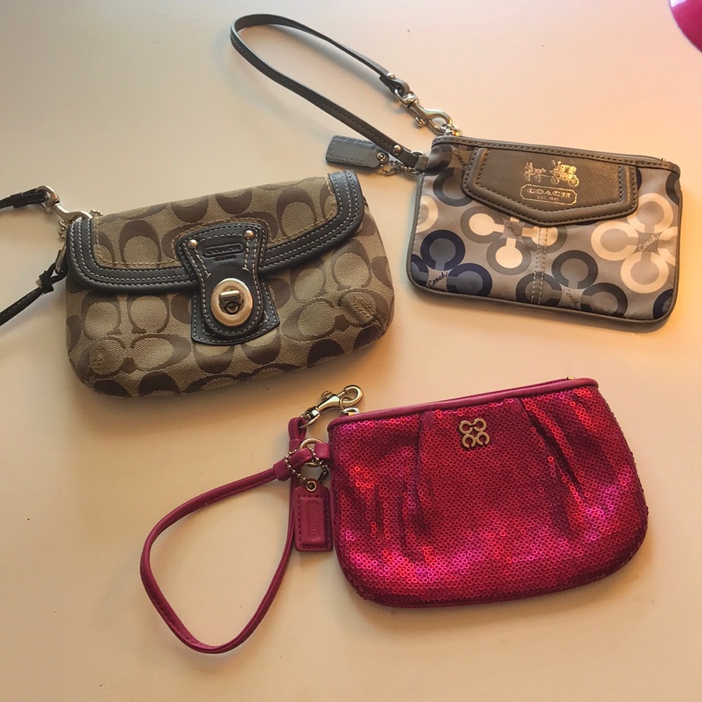 Coach wristlets